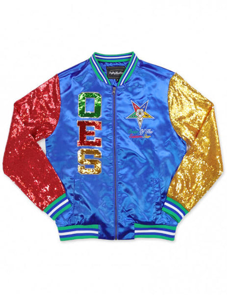 通販 公式サイト - 驚きの激安価格 OES_SEQUIN_JACKET_BLUE_01- Lサイズ