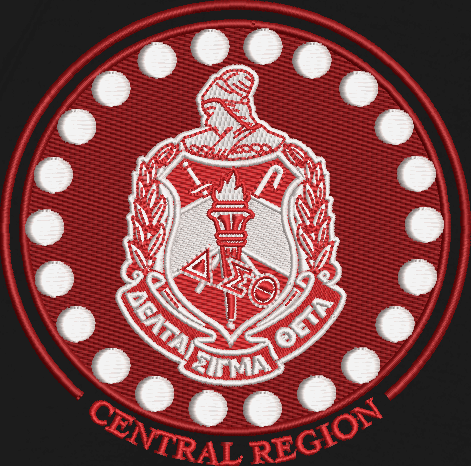 Central Region Varsity Cardigan Sweater - Delta Sigma Theta
