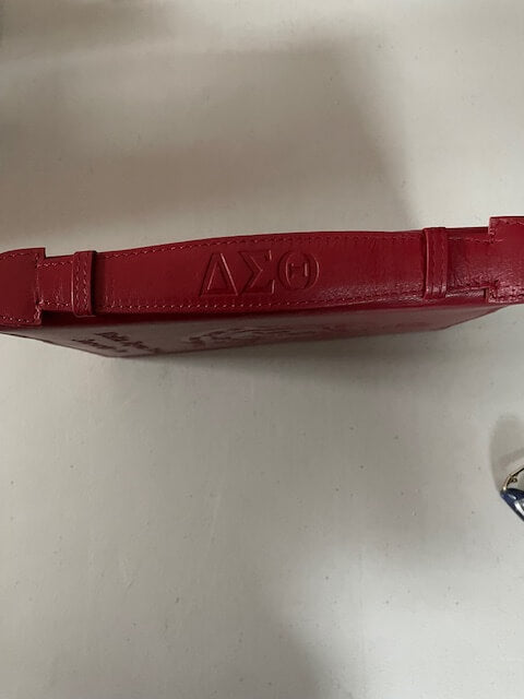 Embossed Ritual Cover - Delta Sigma Theta