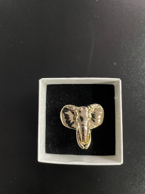 Solid Brass elephant Ring