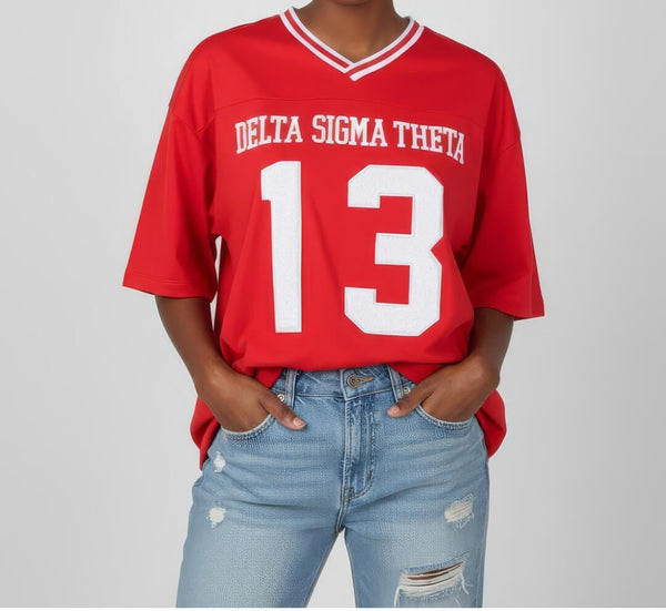 DST - OversizedFootball Jersey Tee