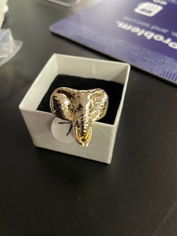 Solid Brass elephant Ring
