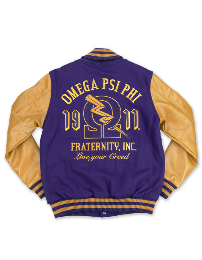 Omega Psi Phi Wool Jacket BBG