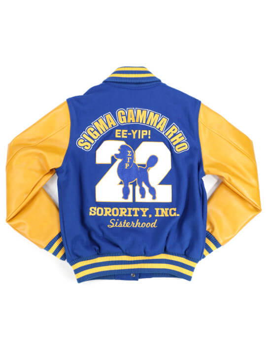 SGRHO-Wool Varsity Jacket BBG