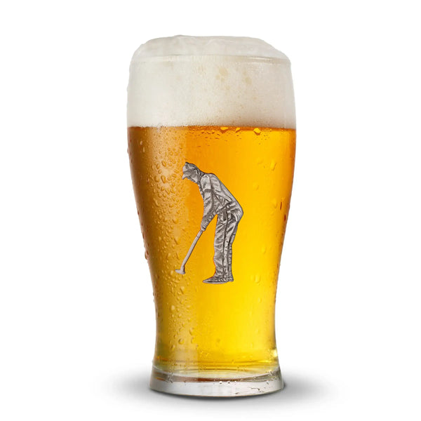 AC-GOLFER BEER GLASS