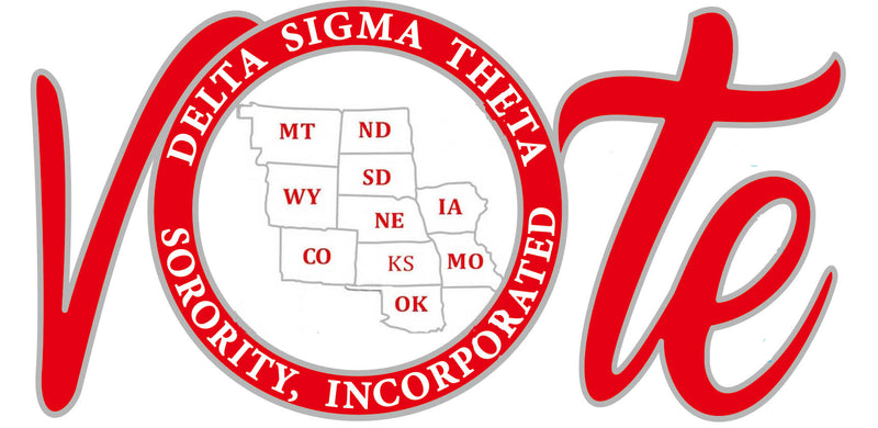 Central Region VOTE Pin - Delta Sigma Theta