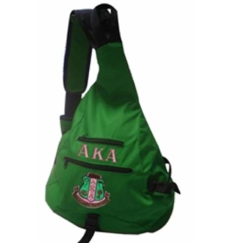 One Strap Bookbag - Alpha Kappa Alpha®️ -Greek_Paraphernalia - M3 Greek