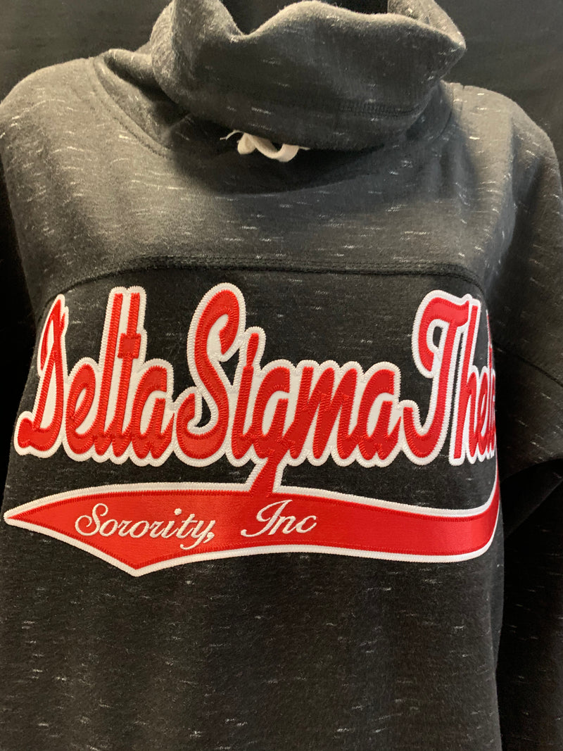 Custom  Sports Twill Cowl neck sweatshirt - Delta Sigma Theta®️ -Greek_Paraphernalia - M3 Greek