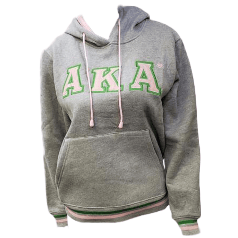 Twill Letter Hoodies BD - Alpha Kappa Alpha®️ - M3Greek®
