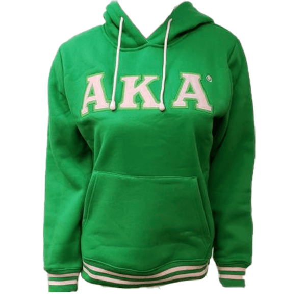 Twill Letter Hoodies BD - Alpha Kappa Alpha®️ - M3Greek®