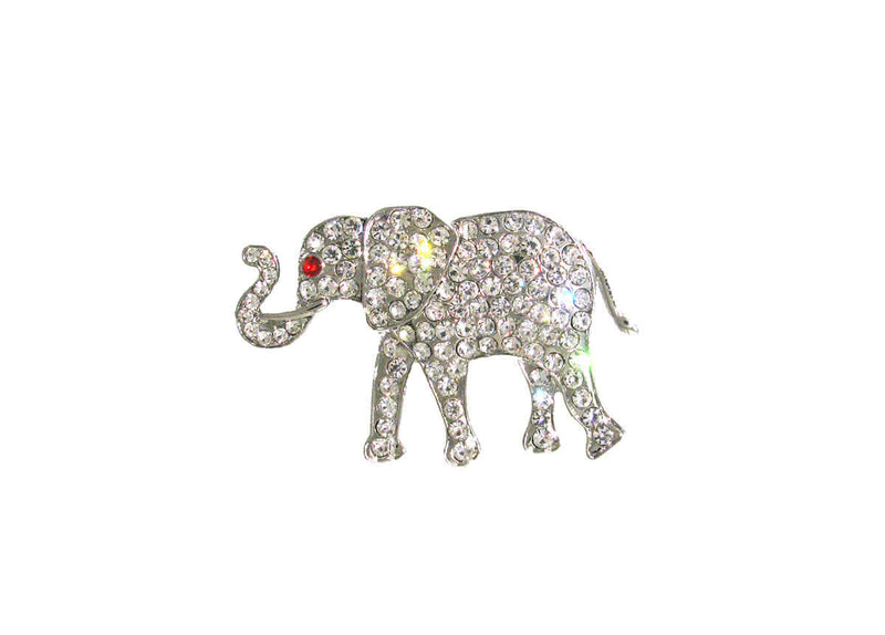 Stone/Pearl Elephant Lapel Pin- Delta Sigma Theta®️
