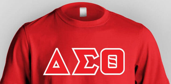 Traditional Twill Letter Sweatshirt - Delta Sigma Theta