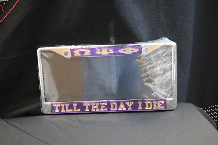 Omega Psi Phi-License Plate Frames