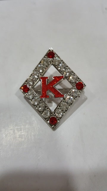 Diamond Rhinestone Lapel Pin - Kappa Alpha Psi®️ -Greek_Paraphernalia - M3 Greek