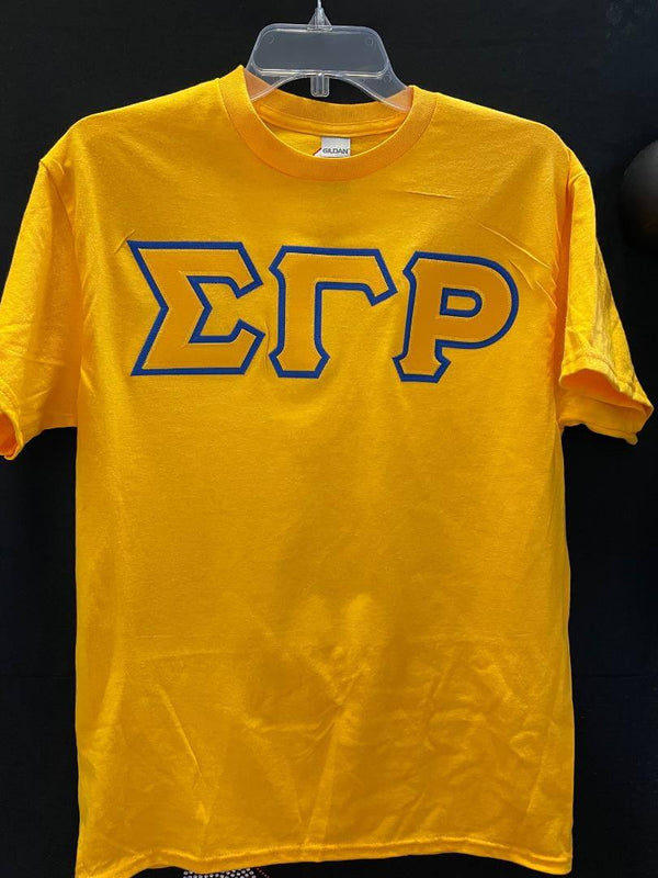 Twill Letter Tee - Sigma Gamma Rho - M3Greek®