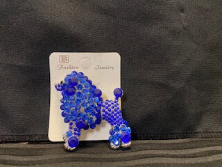 Poodle Brooch Pin