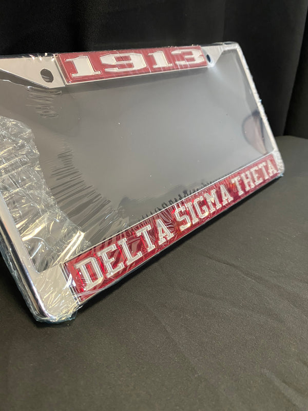 Delta Sigma Theta - License plate frames