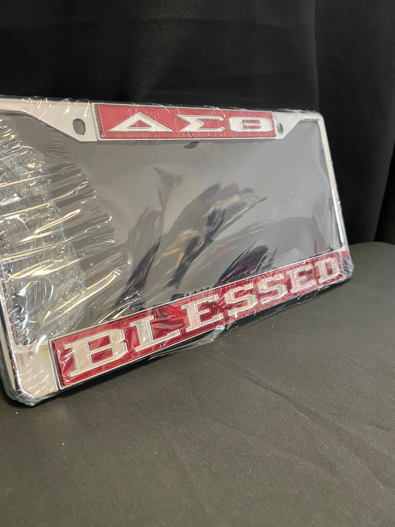 Delta Sigma Theta - License plate frames