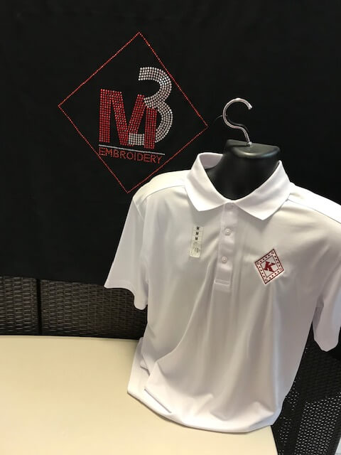 M3GREEK®️ Kappa Diamond Badge Polo - Kappa Alpha Psi -Greek_Paraphernalia - M3 Greek