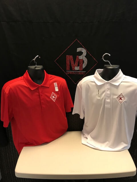 M3GREEK®️ Kappa Diamond Badge Polo - Kappa Alpha Psi -Greek_Paraphernalia - M3 Greek