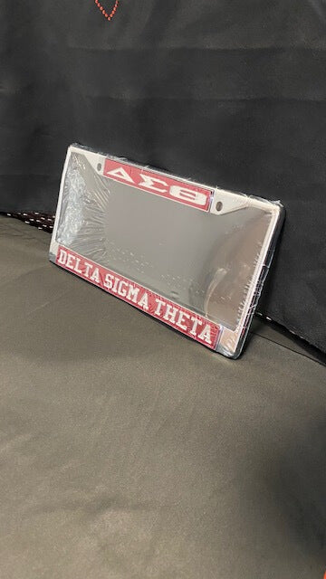Delta Sigma Theta - License plate frames