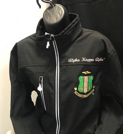 M3GREEK®️ Custom All Weather Jacket - Alpha Kappa Alpha®️ -Greek_Paraphernalia - M3 Greek