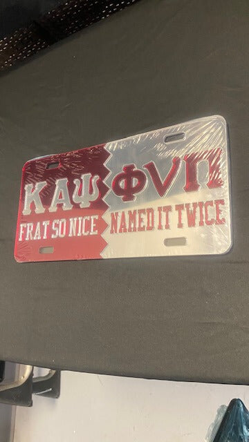 Kappa Full License Plate