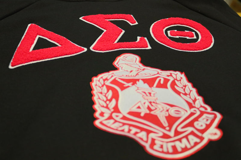Delta Sigma Theta - Fleece Chenille Hoodie BBG