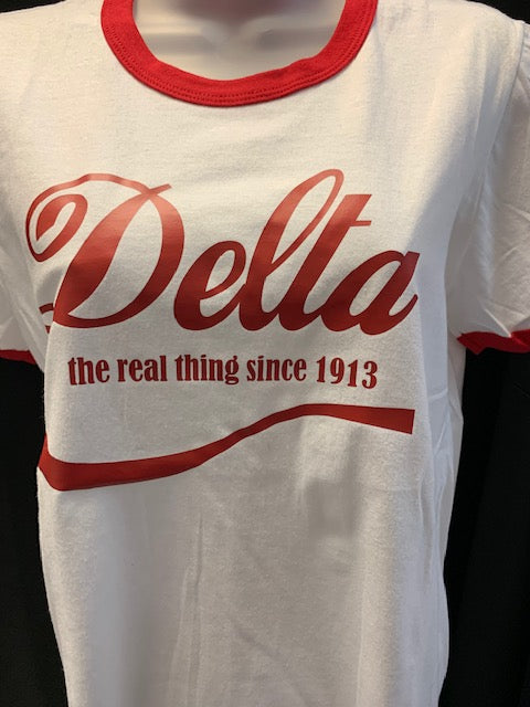 Delta, The Real thing Tee- Delta Sigma Theta®️ -Greek_Paraphernalia - M3 Greek