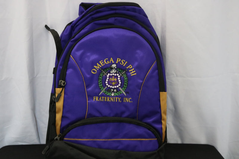 Omega Psi Phi-Backpack Padded