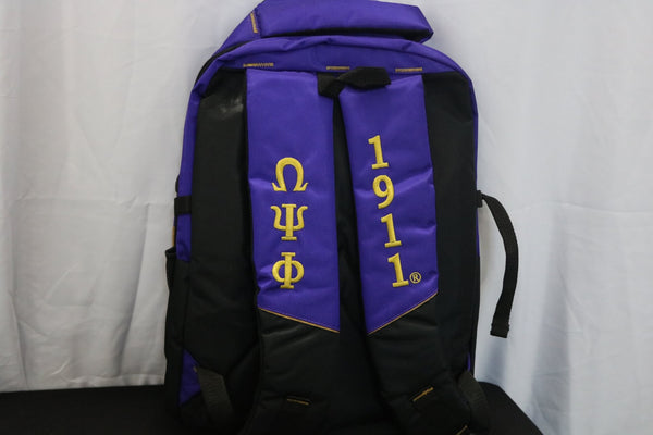 Omega Psi Phi-Backpack Padded
