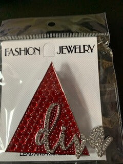 Rhinestone Lapel Pins Delta Sigma Theta