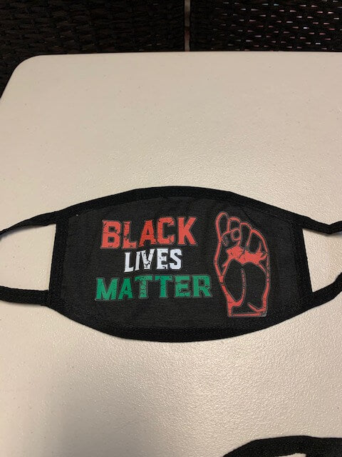 Black Lives Matter Face Mask -Greek_Paraphernalia - M3 Greek