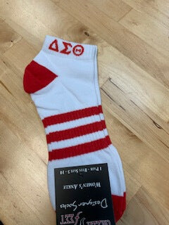 Bootie socks - Delta Sigma Theta®️ -Greek_Paraphernalia - M3 Greek