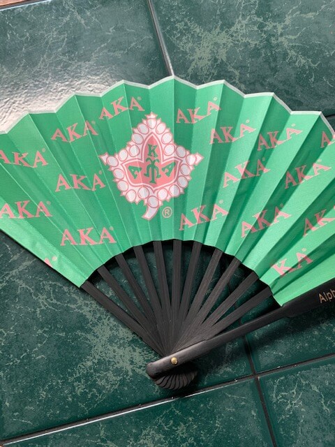 Alpha Kappa Alpha®️-Wooden frame Sorority Fan