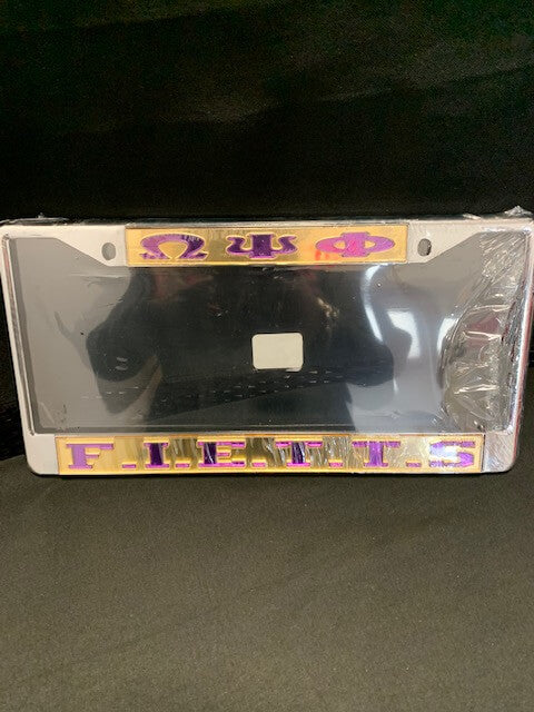 Omega Psi Phi-License Plate Frames