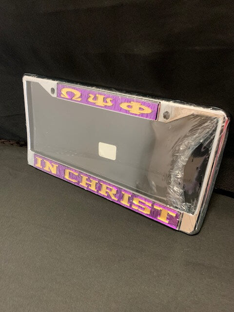 Omega Psi Phi-License Plate Frames
