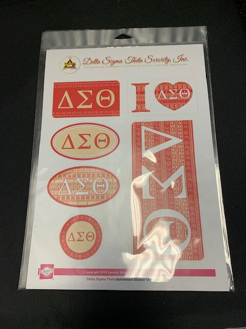 Laptop Skin and Sticker sheets - Delta Sigma Theta