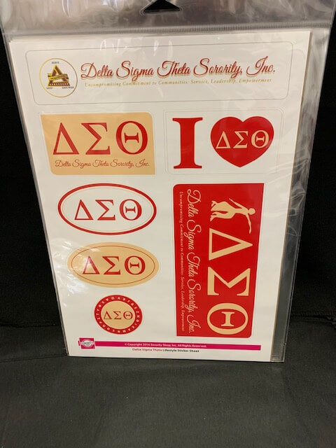 Laptop Skin and Sticker sheets - Delta Sigma Theta