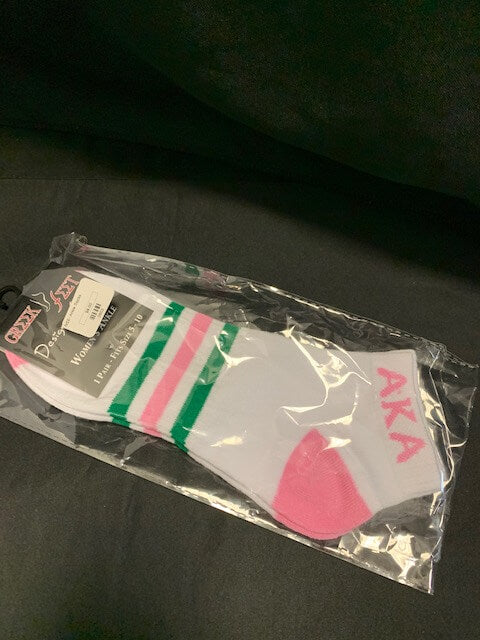 Bootie socks - Alpha Kappa Alpha®️ - M3Greek®