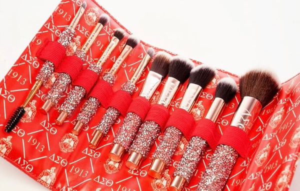 DST Luxury Diamond 10 piece Brush Set
