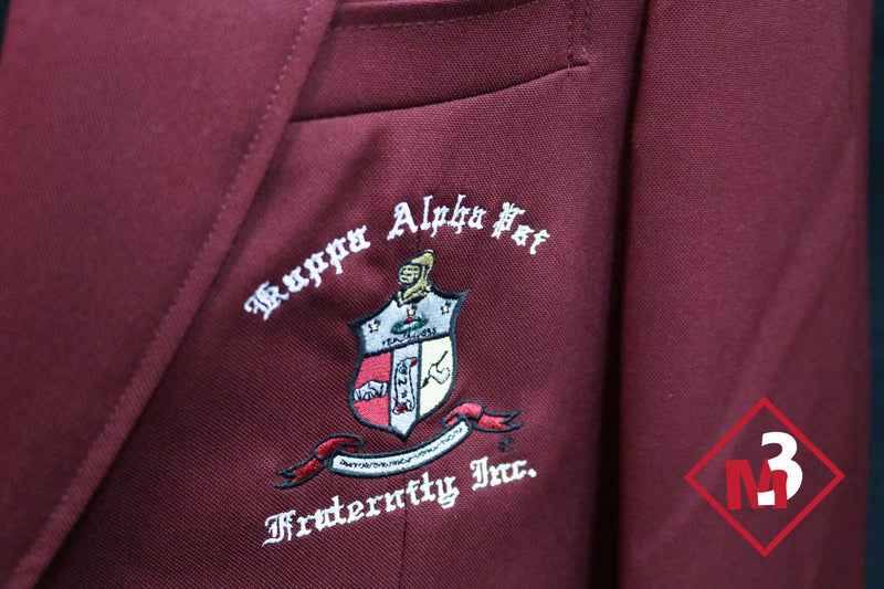 Crimson or Cardinal Red - Kappa Alpha Psi Fraternity Blazer -Greek_Paraphernalia - M3 Greek