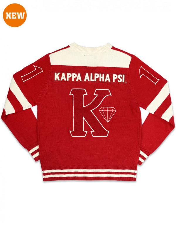 Kappa Alpha Psi Fraternity®️ Sweater V-Neck Pullover BBG - M3Greek®