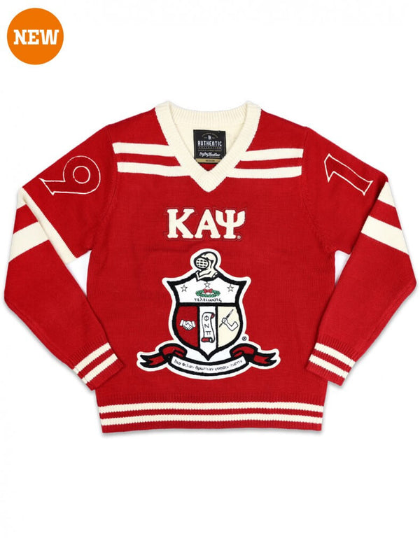 Kappa Alpha Psi Fraternity®️ Sweater V-Neck Pullover BBG - M3Greek®