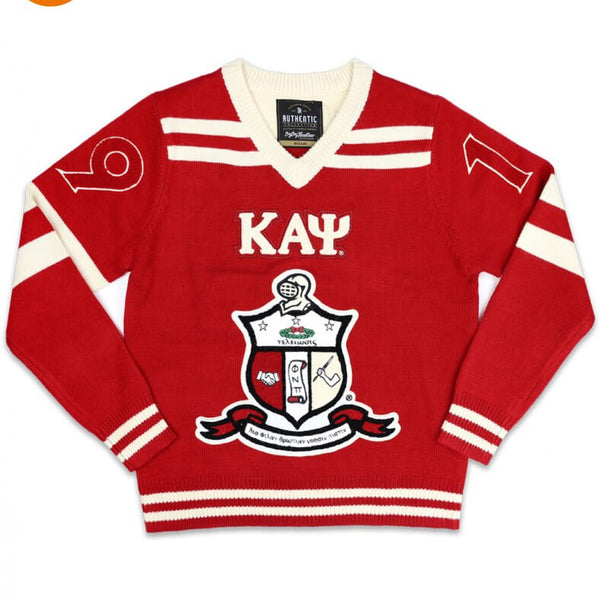 Kappa Alpha Psi Fraternity Sweater V Neck Pullover BBG