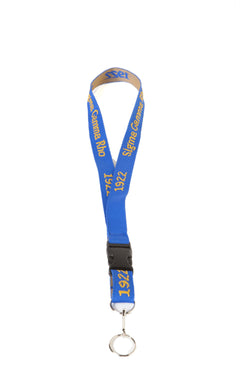 Greek PVC Lanyard - Sigma Gamma Rho