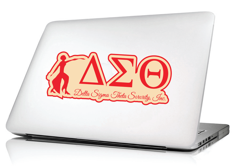 Laptop Skin and Sticker sheets - Delta Sigma Theta®️ -Greek_Paraphernalia - M3 Greek