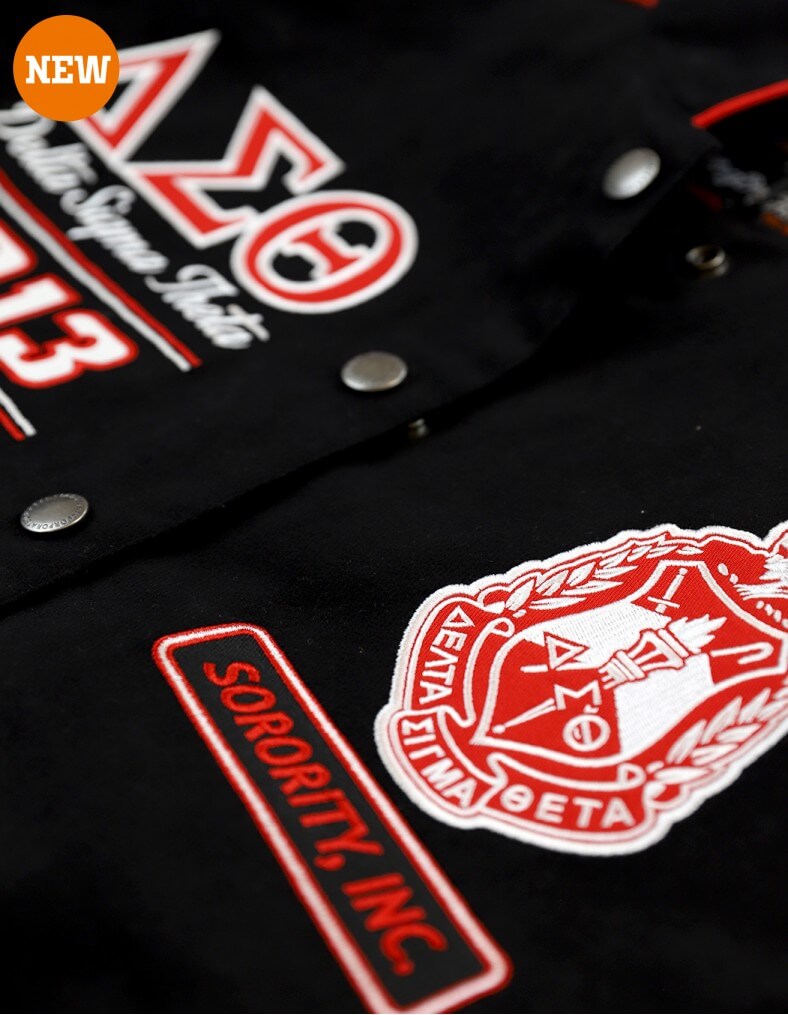 Sorority Racing Jacket BBG - Delta Sigma Theta®️