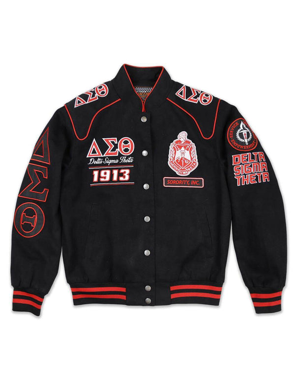 Sorority Racing Jacket BBG - Delta Sigma Theta®️