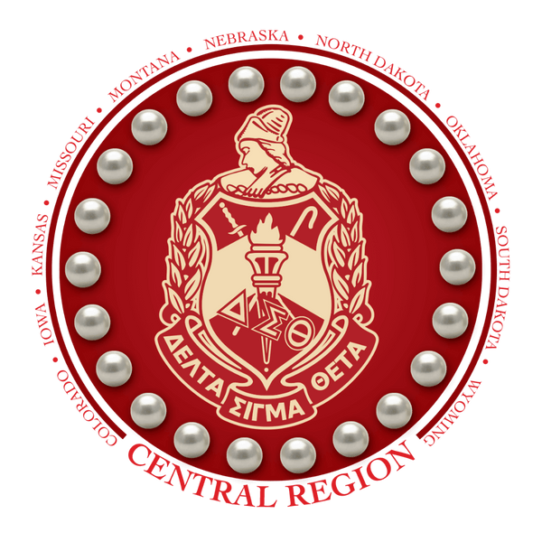 Central Region Collection -Delta Sigma Theta®️  -  THIS PICTURE IS FOR DISPLAY PURPOSES ONLY. CREST CANNOT BE ORDERED.  PLEASE REVIEW THE OTHER TWO ITEMS TO PLACE YOUR ORDER.